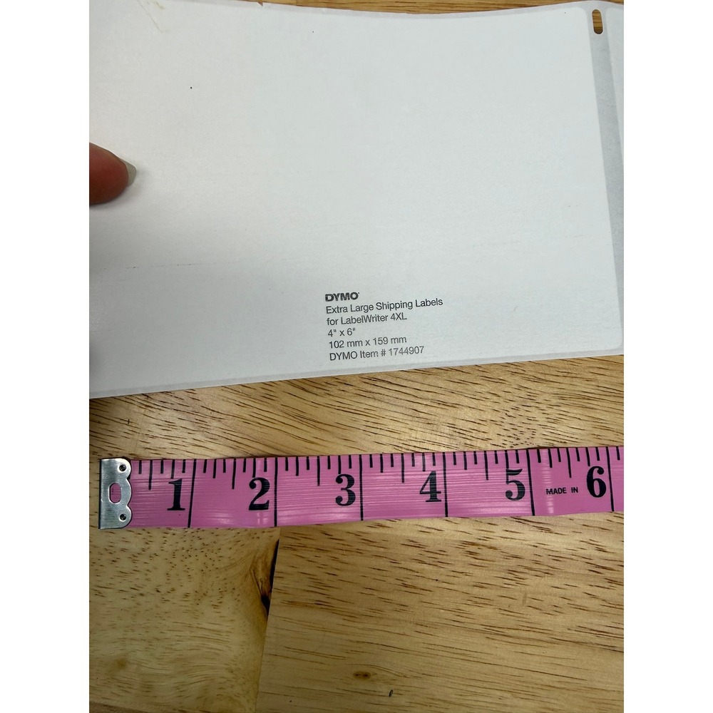 DYMO 1744907 Extra Large Shipping Labels for LabelWriter 4XL 4x6 White Roll - Picture 2 of 5
